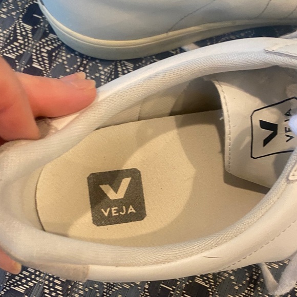Veja Mens Explar White and Cream Sneakers sz 12.5 - Picture 5 of 7